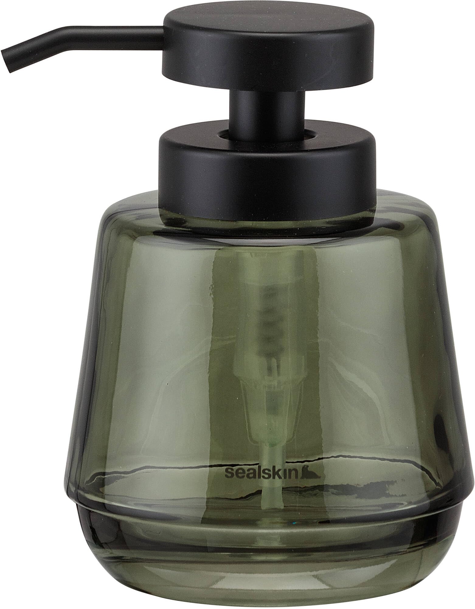Sealskin Mood Soap Dispenser | 380ml Freestanding Glass - Green