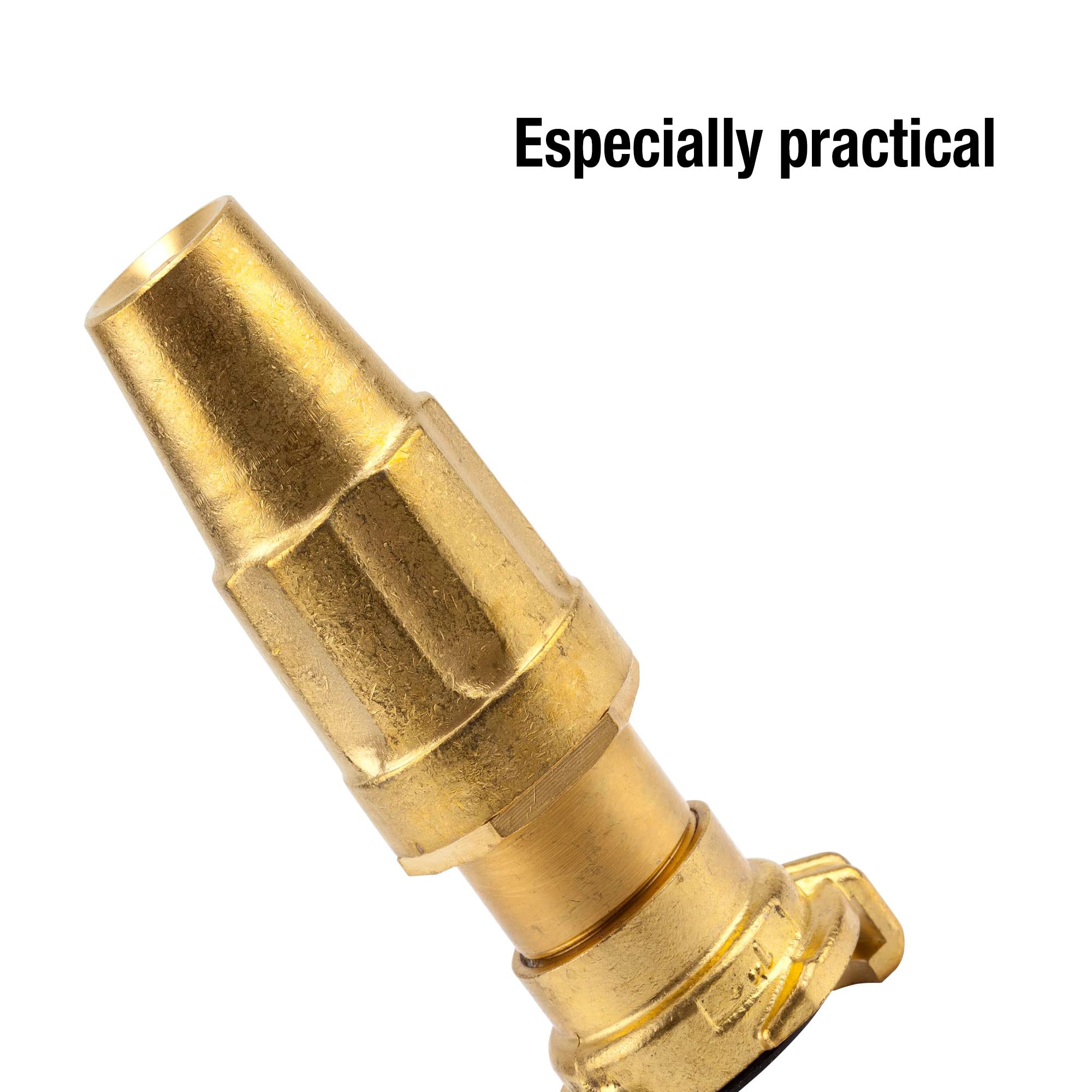 Gardena Brass Quick Release Syringe | 25mm 1 Inch Heavy Duty Hose Nozzle