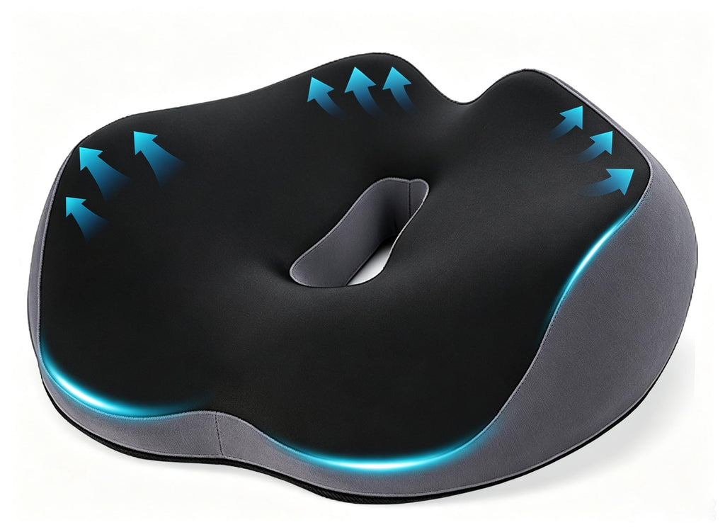 BEIKIMSU Memory Foam Seat Cushions with Ergonomic Design for Tailbone Pain - image 1