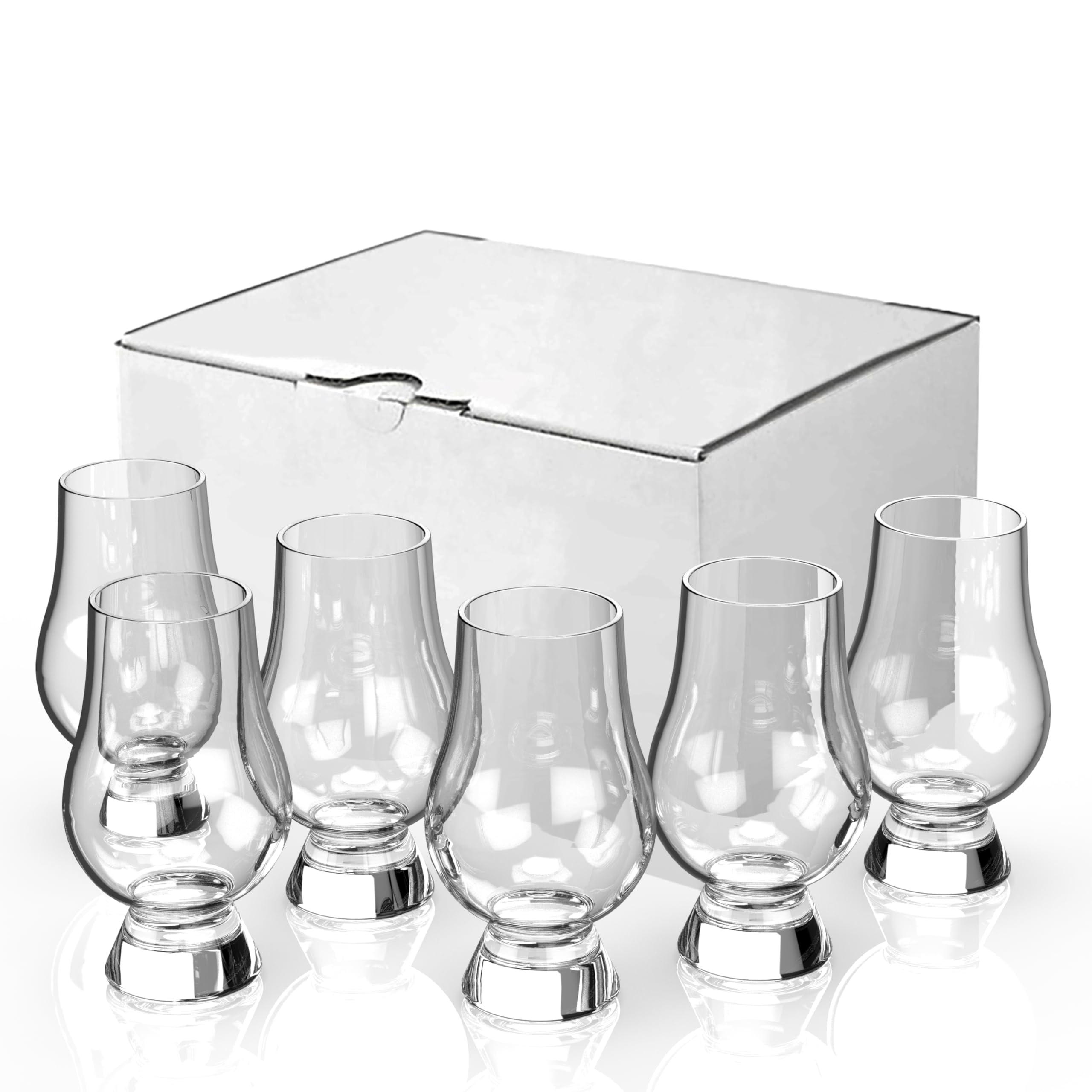 Glencairn Crystal Wee Whiskey Tasting Glass - Miniature Set of 12