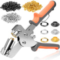 SBGGRL 3/8 Inch Heavy Duty Grommet Pliers Kit with 300 Metal Eyelets