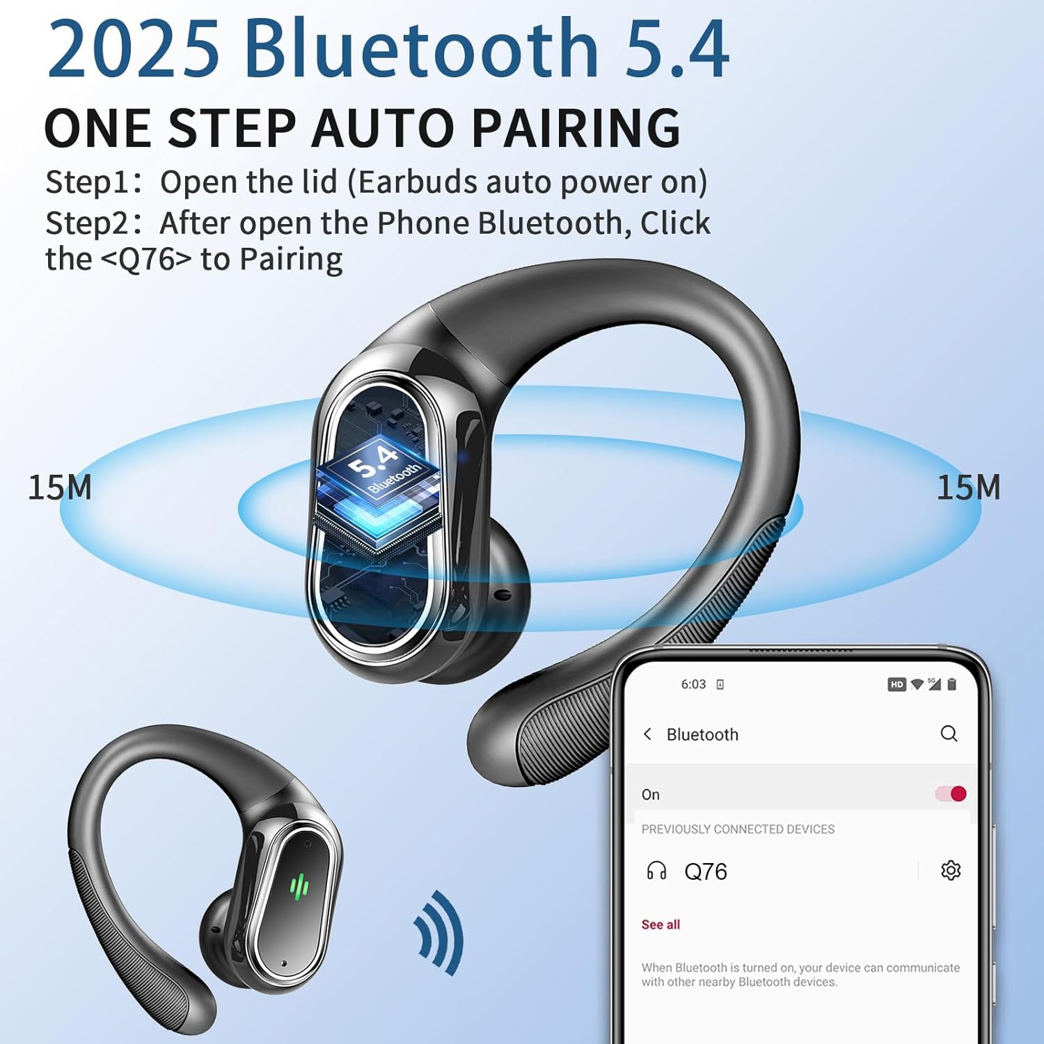Massive Discounts Wireless Sport Earbuds – Bluetooth 5.4 IP7 Waterproof