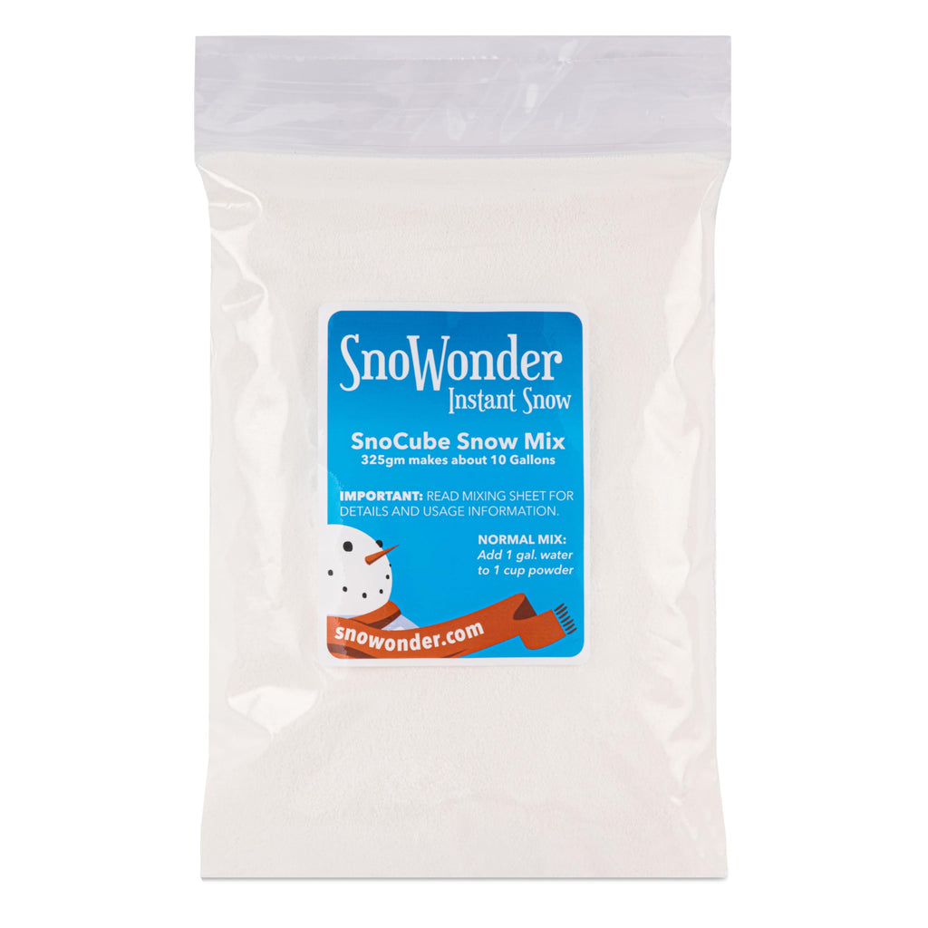 SnoWonder Instant Fake Snow for Cloud Slime and Decor - Makes 10 Gallons