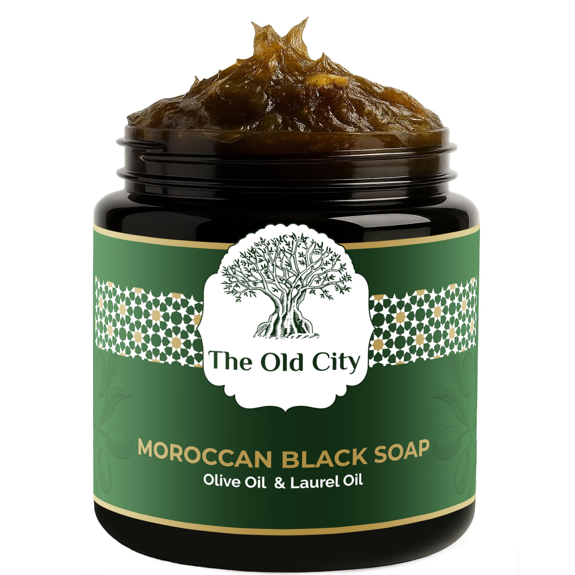 Jolof Store Moroccan Black Beldi Soap – Laurel Hammam Cleanser 500g