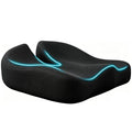 YueXing Coccyx Cushion, Memory Foam Seat Cushion for Tailbone Pain Relief – W-Shape Design, Non-Slip