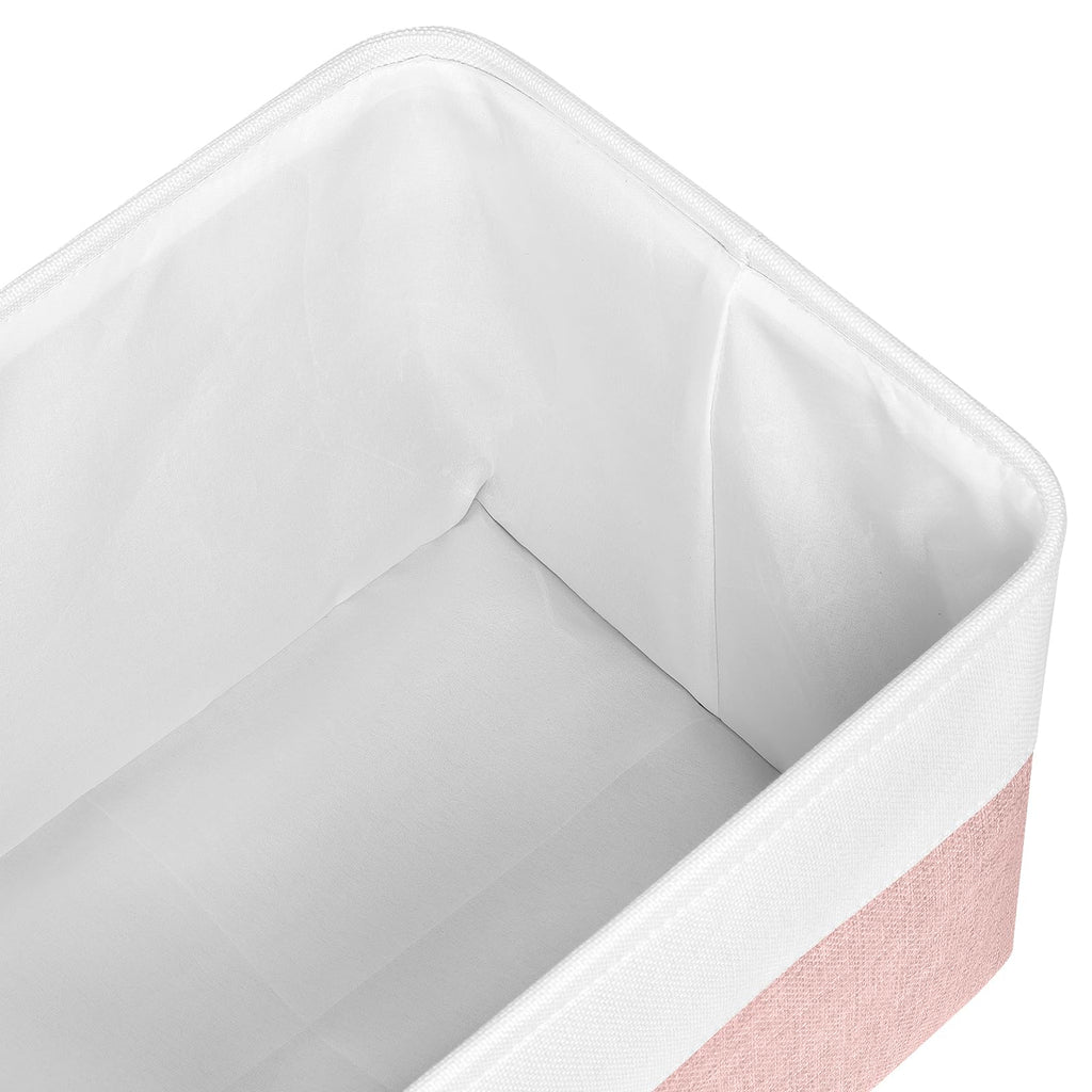 Syeeiex Large Storage Baskets for Shelves with Leather Handle, 3 Pack - image 4