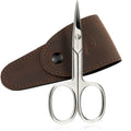 marQus Solingen Nail Scissors – Straight Blade with Faux Leather Case