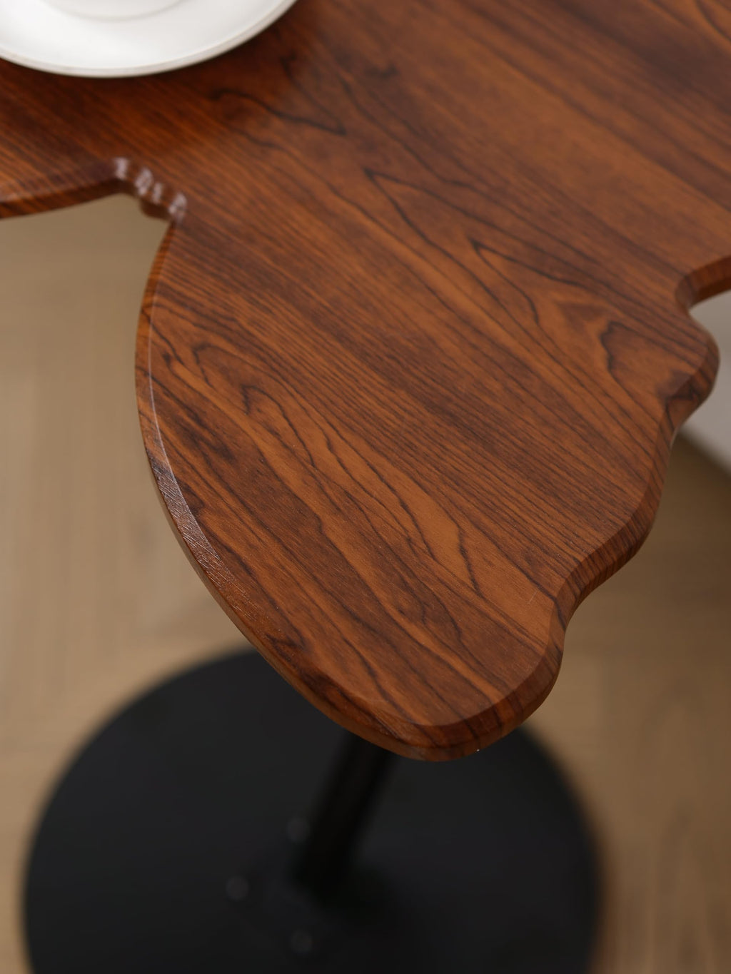 LOSTTYPE Wooden Butterfly Shape Side End Table,Side Table Wooden - image 3