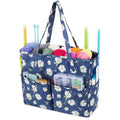 Aeelike Large Knitting Tote Bag | Quilted Yarn Storage & Crochet Organizer