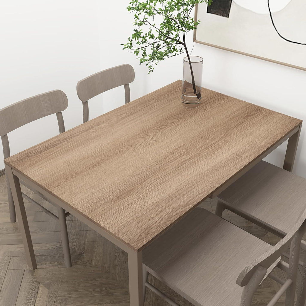 TOTIO Walnut Wood Effect Wallpaper – Matte Peel and Stick Vinyl 31.5x157in