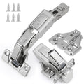 165 Degree Soft Close Cabinet Hinges, Full Overlay, 4 Pack