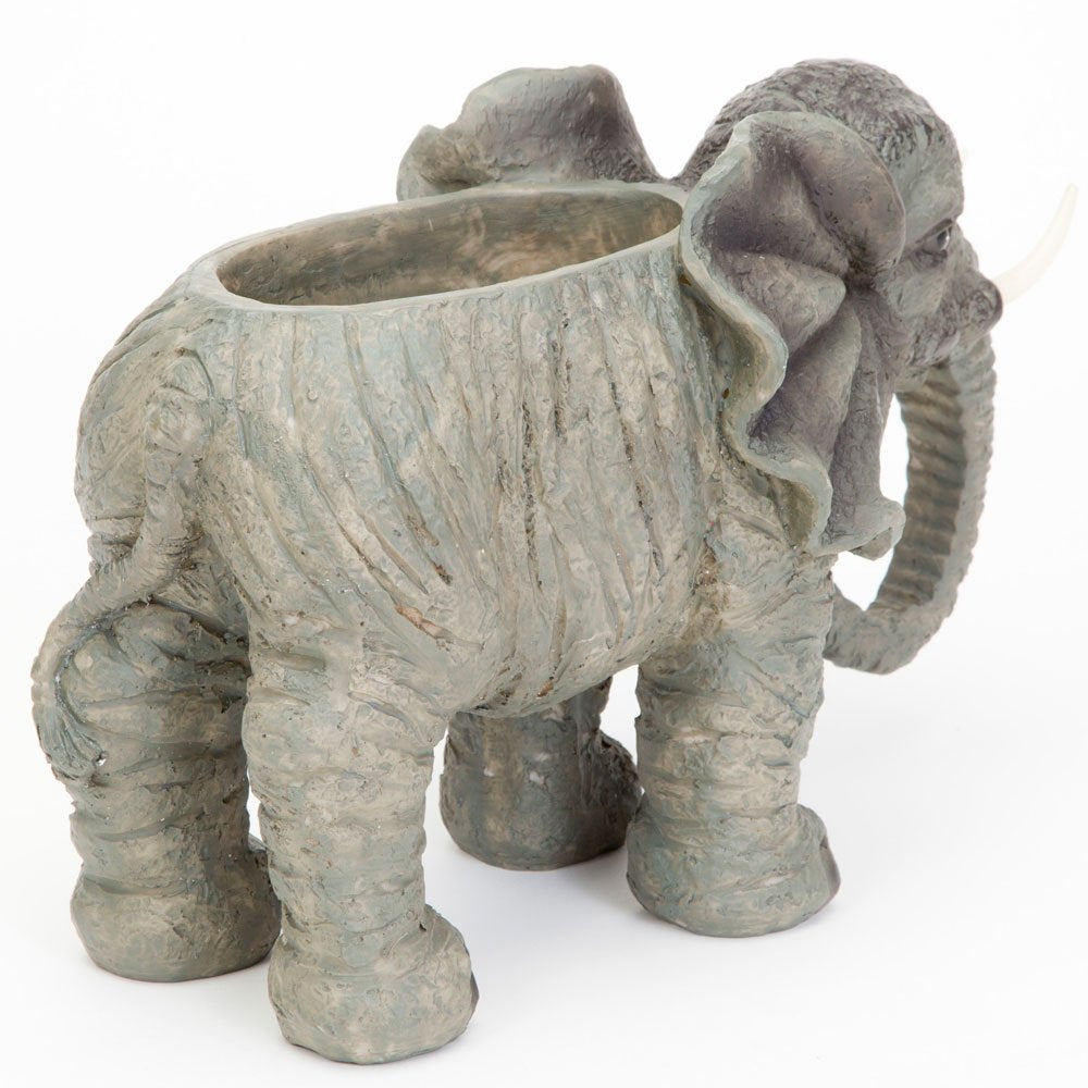 Elephant Garden Planter – Polyresin Safari Plant Holder