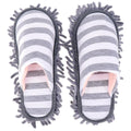 Cabilock Microfiber Mop Slippers – Washable Floor Cleaning Shoes, Grey