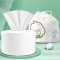 GothicBride 100% Cotton Disposable Face Towel | Soft Facial Tissue 80ct