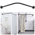 Jolof Store L-Shaped Shower Curtain Rail | 304 Stainless Steel Corner Rod
