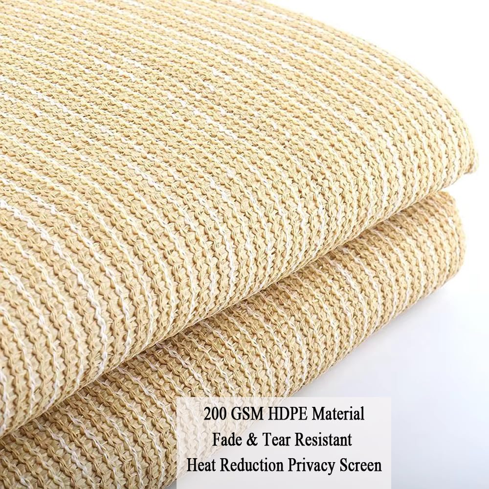 Vocray 90% Sun Shade Cloth - 1.8x3m UV Protection Mesh with Grommets