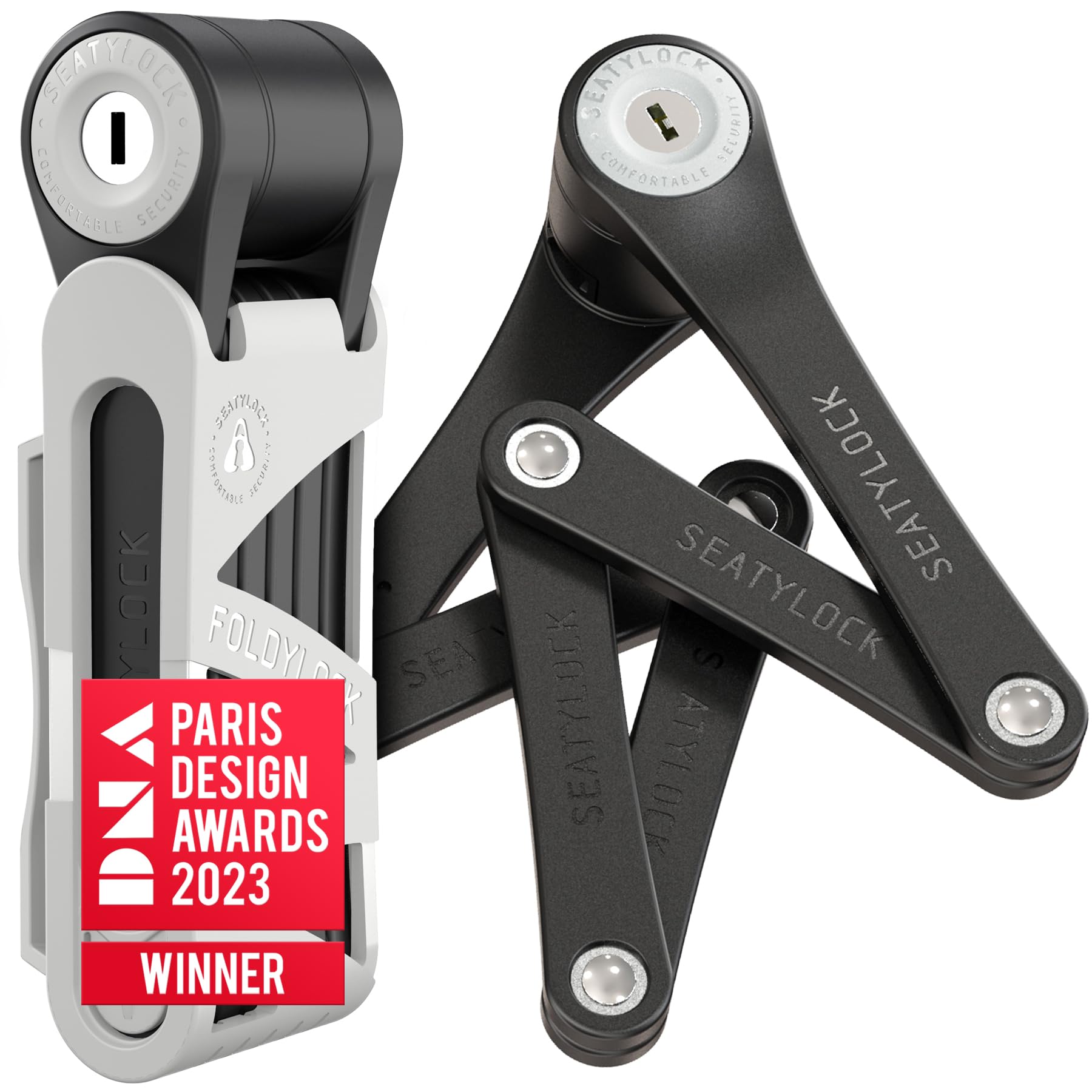 FoldyLock Mini Folding Bike Lock – Lightweight Heavy Duty Anti-Theft Guard