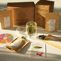 Oolong Tea Gift Set with Glass Infuser - 4 Variety Sampler