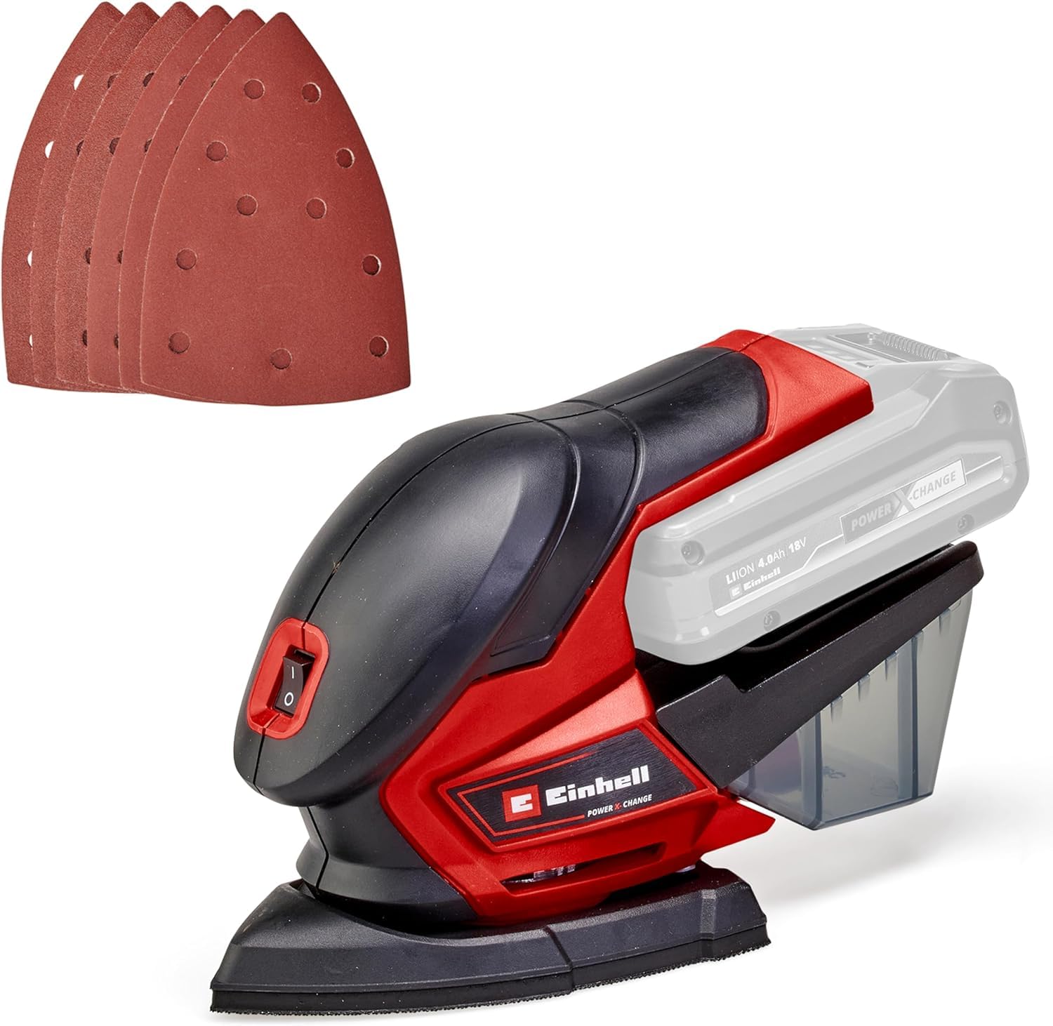 Einhell 18V Cordless Detail Sander – TE-OS 18/150 Li Solo Wood Sander