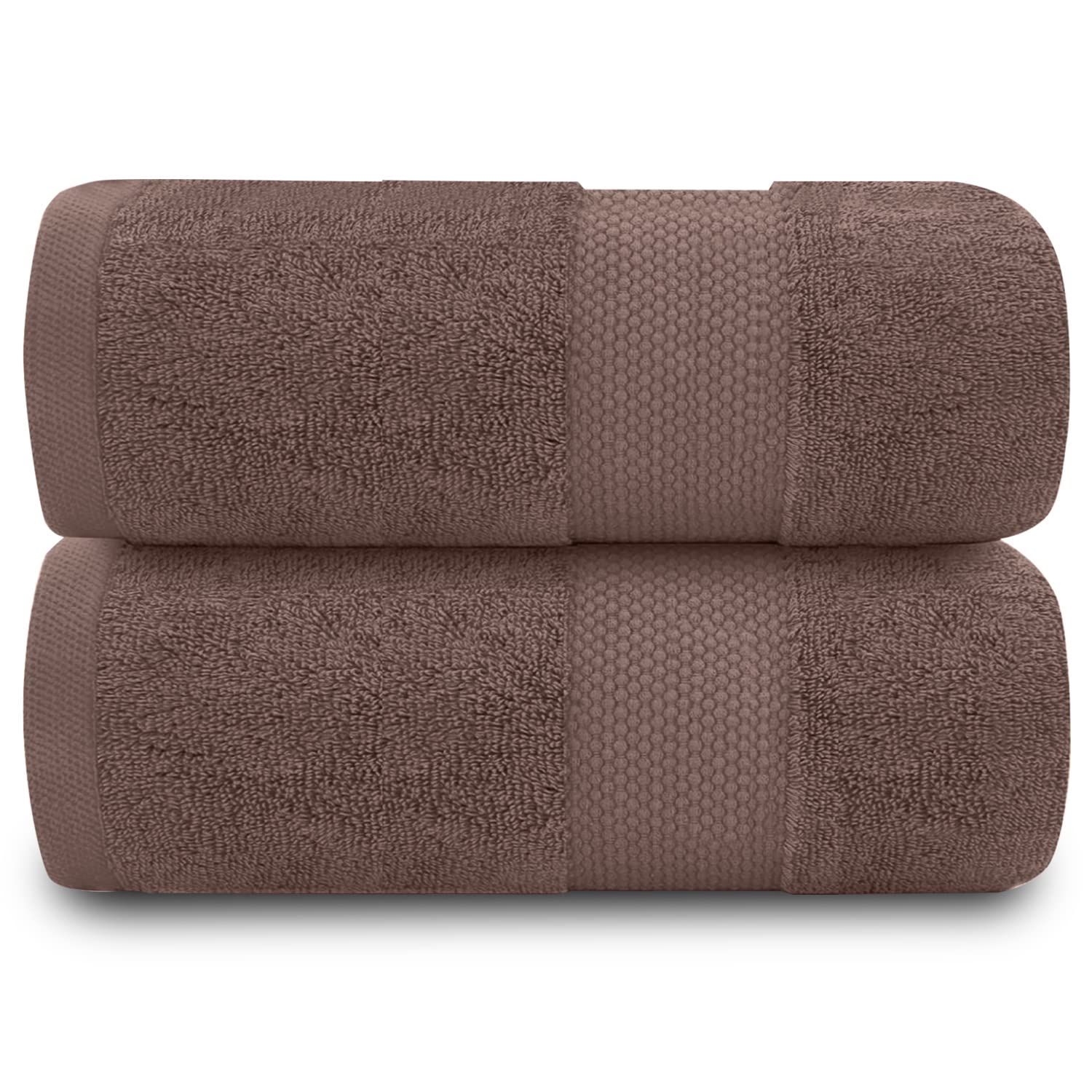 GC Gaveno Cavailia Egyptian Cotton Bath Sheets - 700 GSM Camel, 2 Pack