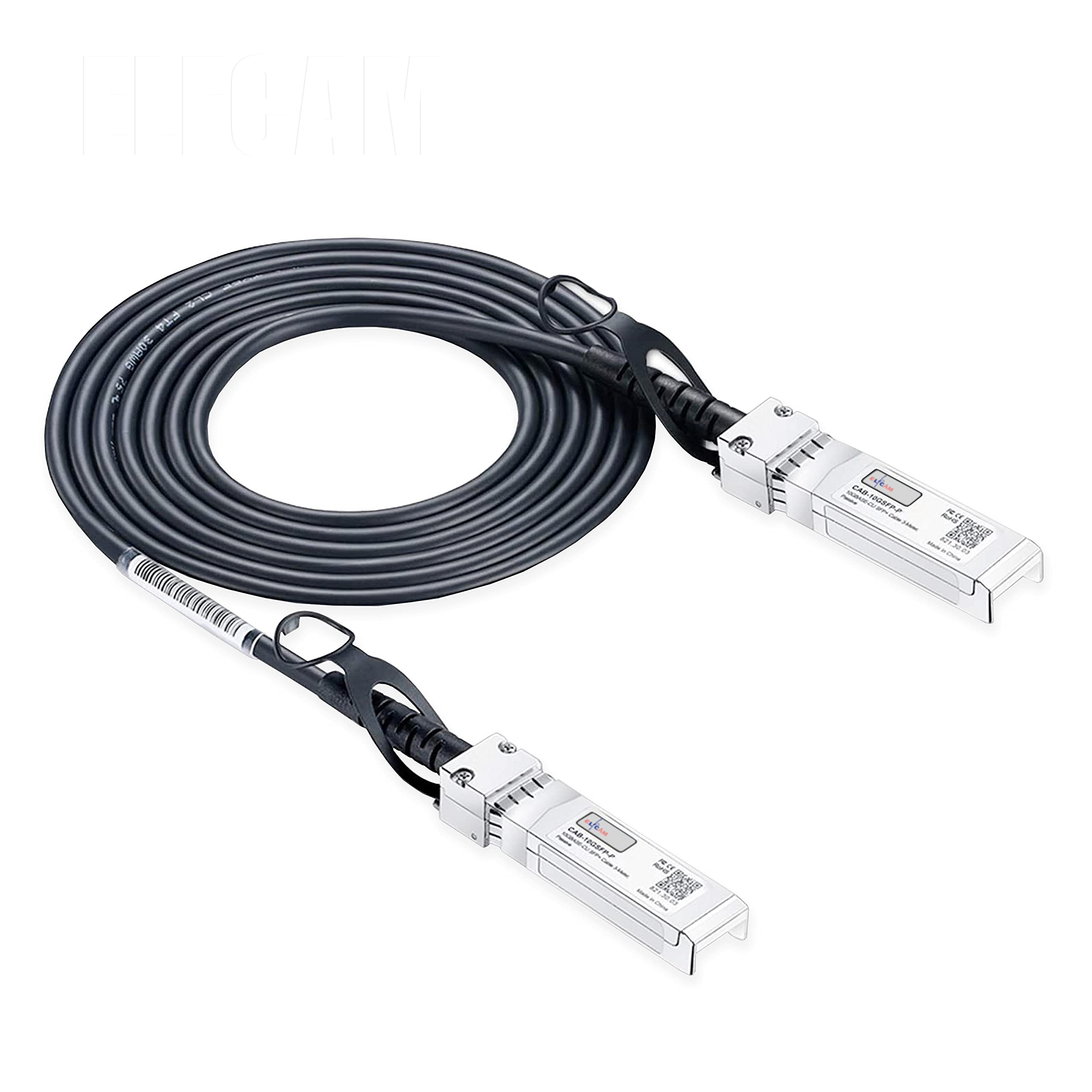 Elfcam 10Gb SFP+ to SFP+ DAC Passive Twinax Cable for Cisco - 1M