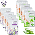 Jolof Store Foot Peel Mask – 8 Pcs Exfoliating Aloe & Lavender Socks