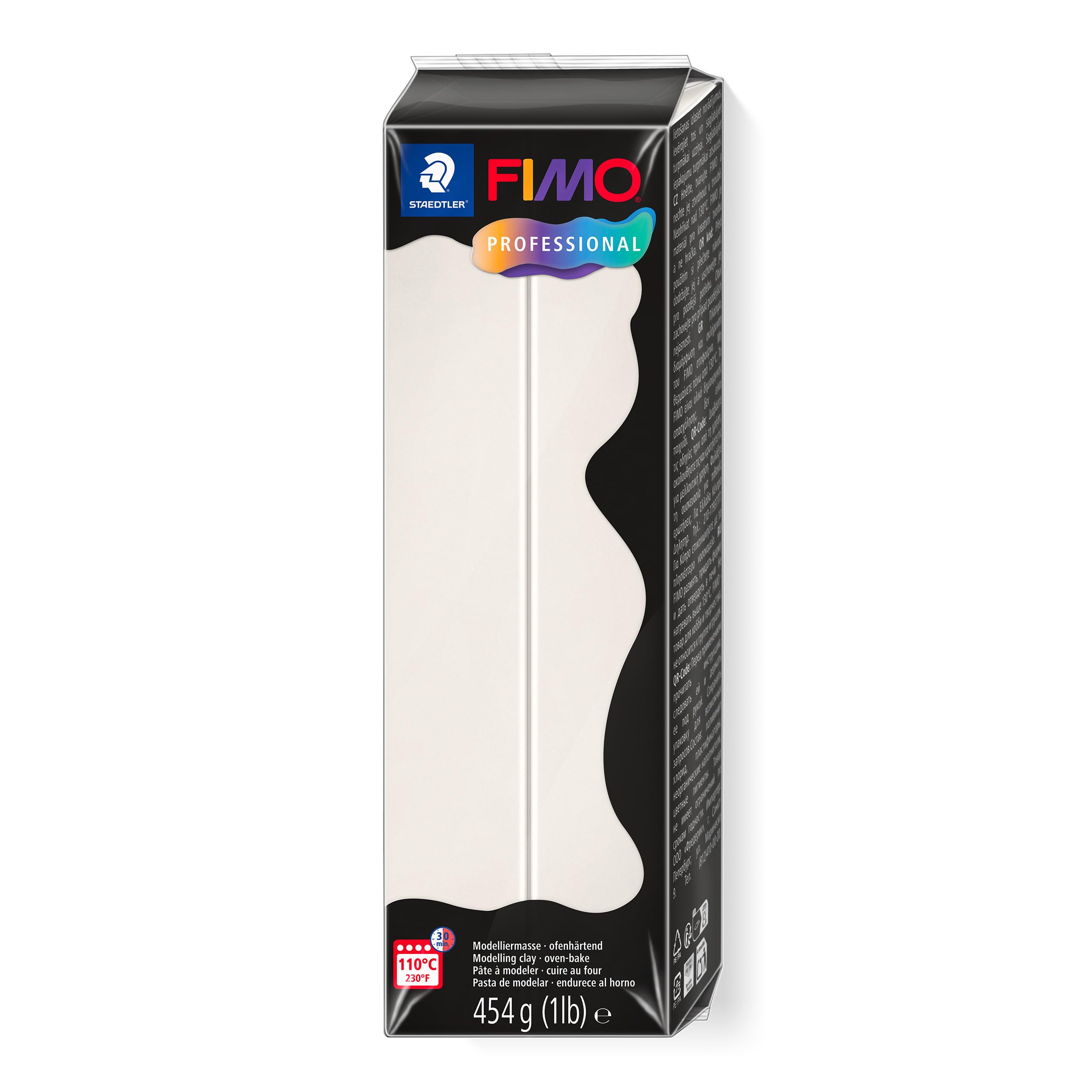 STAEDTLER FIMO Professional Polymer Clay – Porcelain Oven Bake – 454g