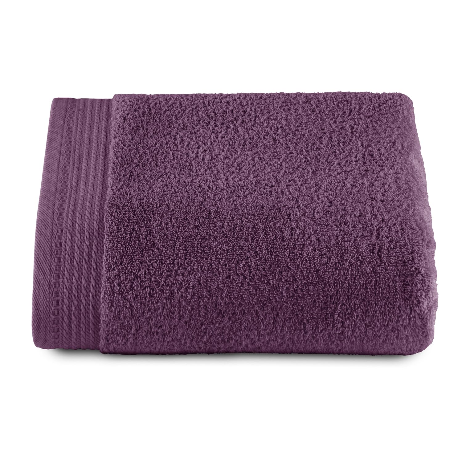 Top Towel Premium Large Bath Towel – 100% Combed Cotton – Eggplant