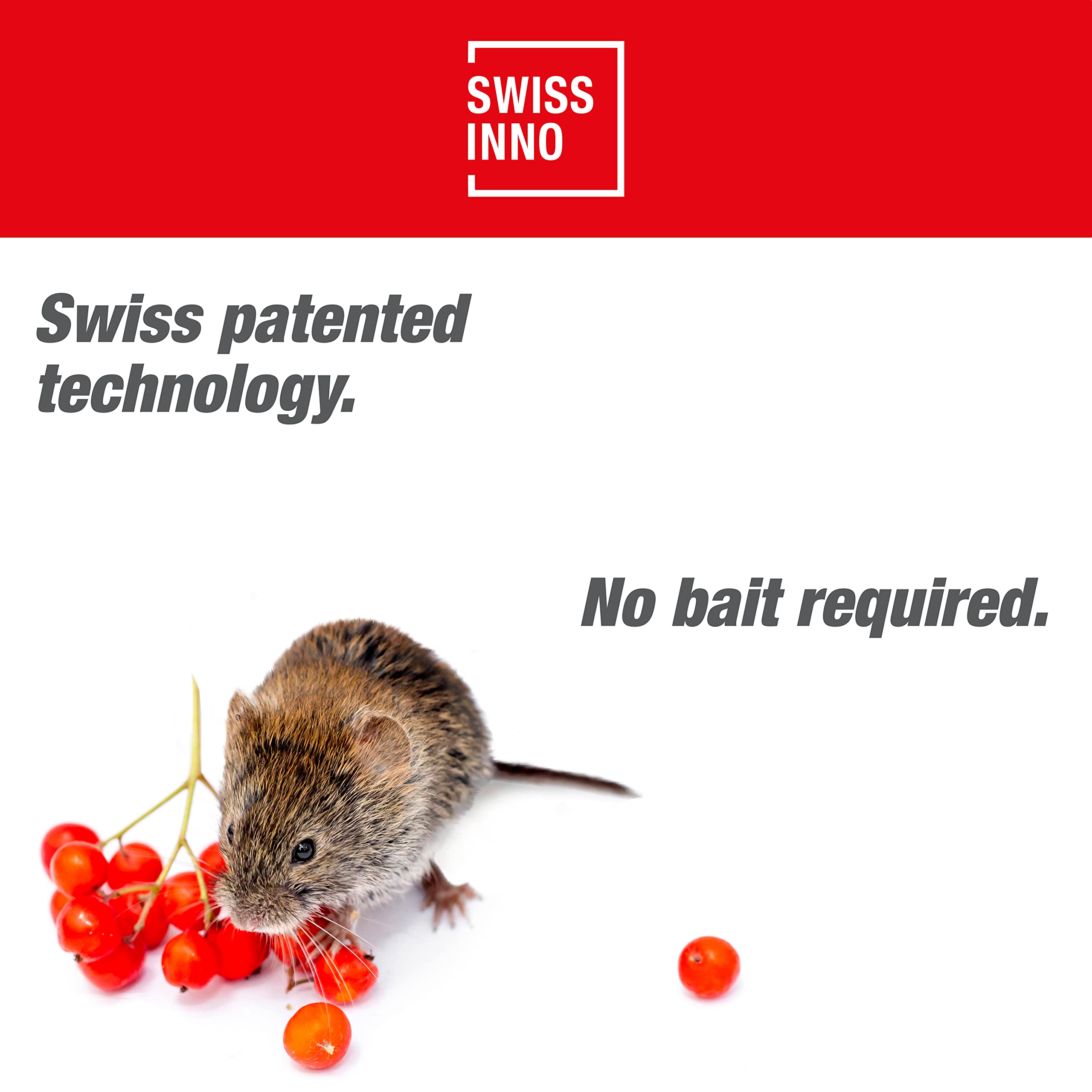 Swissinno Vole Trap PRO SuperCat with Accessory Set - 2 Pack Snap Traps