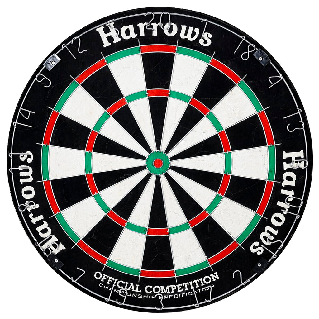 Harrows Pro's Choice Dartboard Set | Rosewood Cabinet with 6 Darts