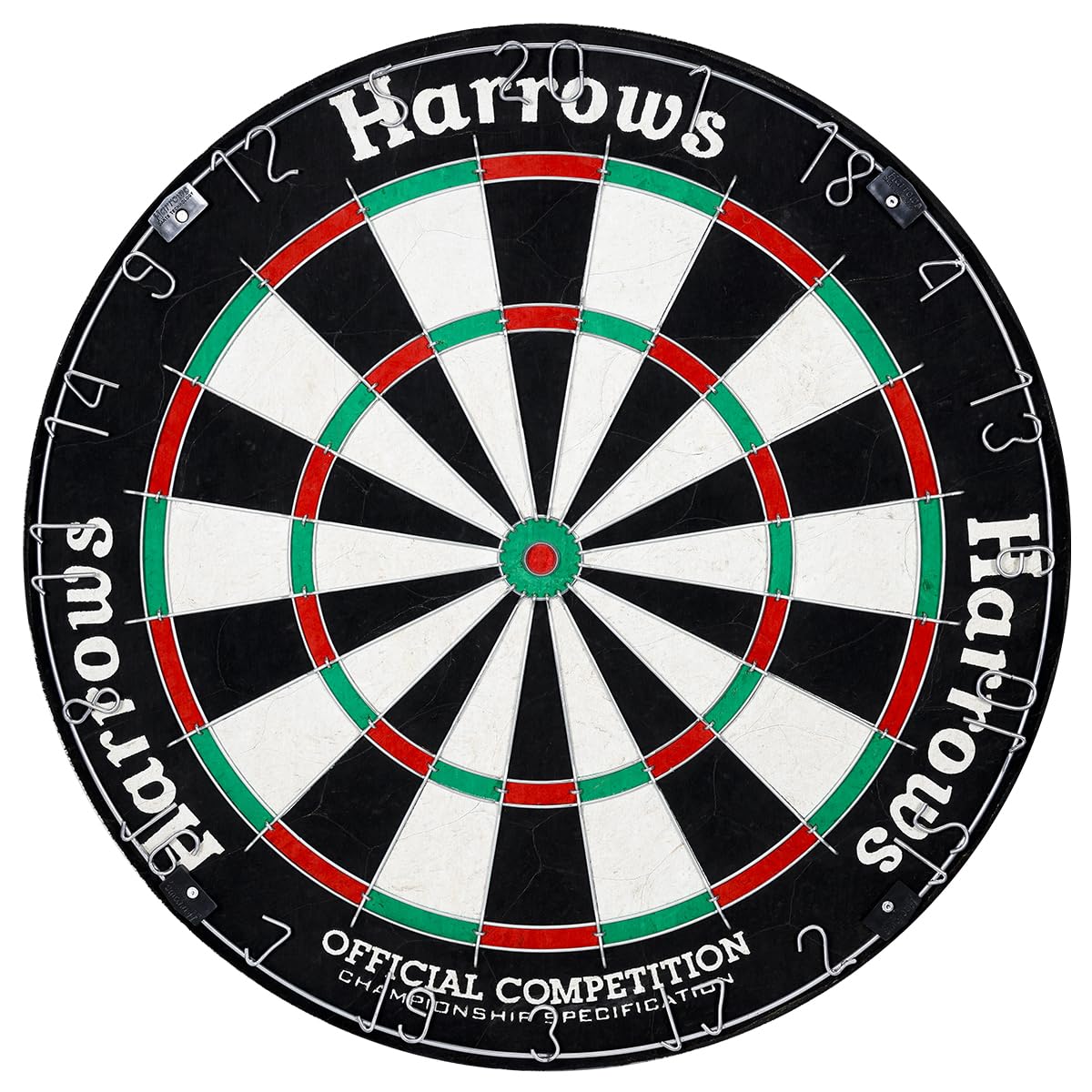 Harrows Pro's Choice Dartboard Set | Rosewood Cabinet with 6 Darts