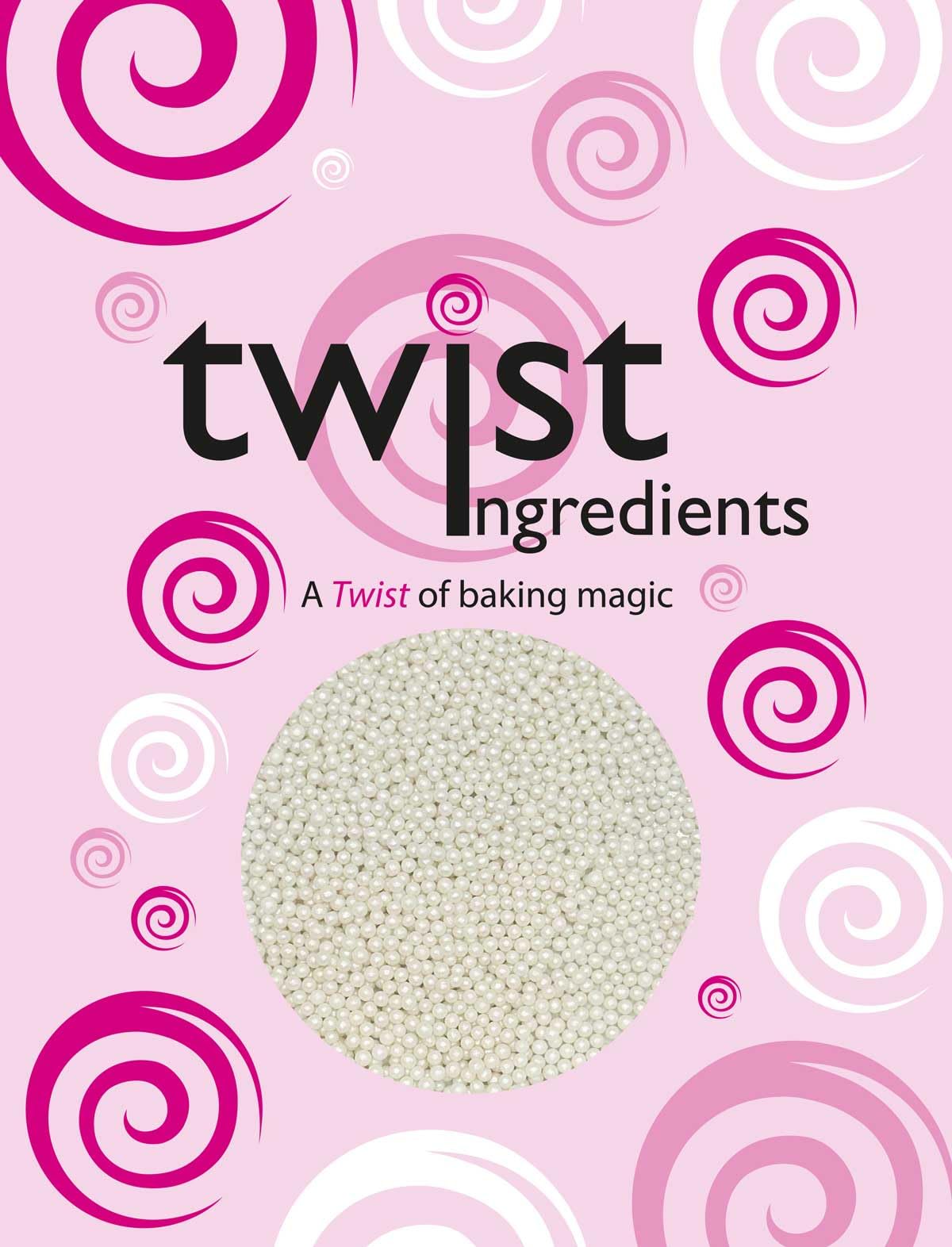 Twist Ingredients Mother of Pearl Glimmer Edible Cake Sprinkles - 800g