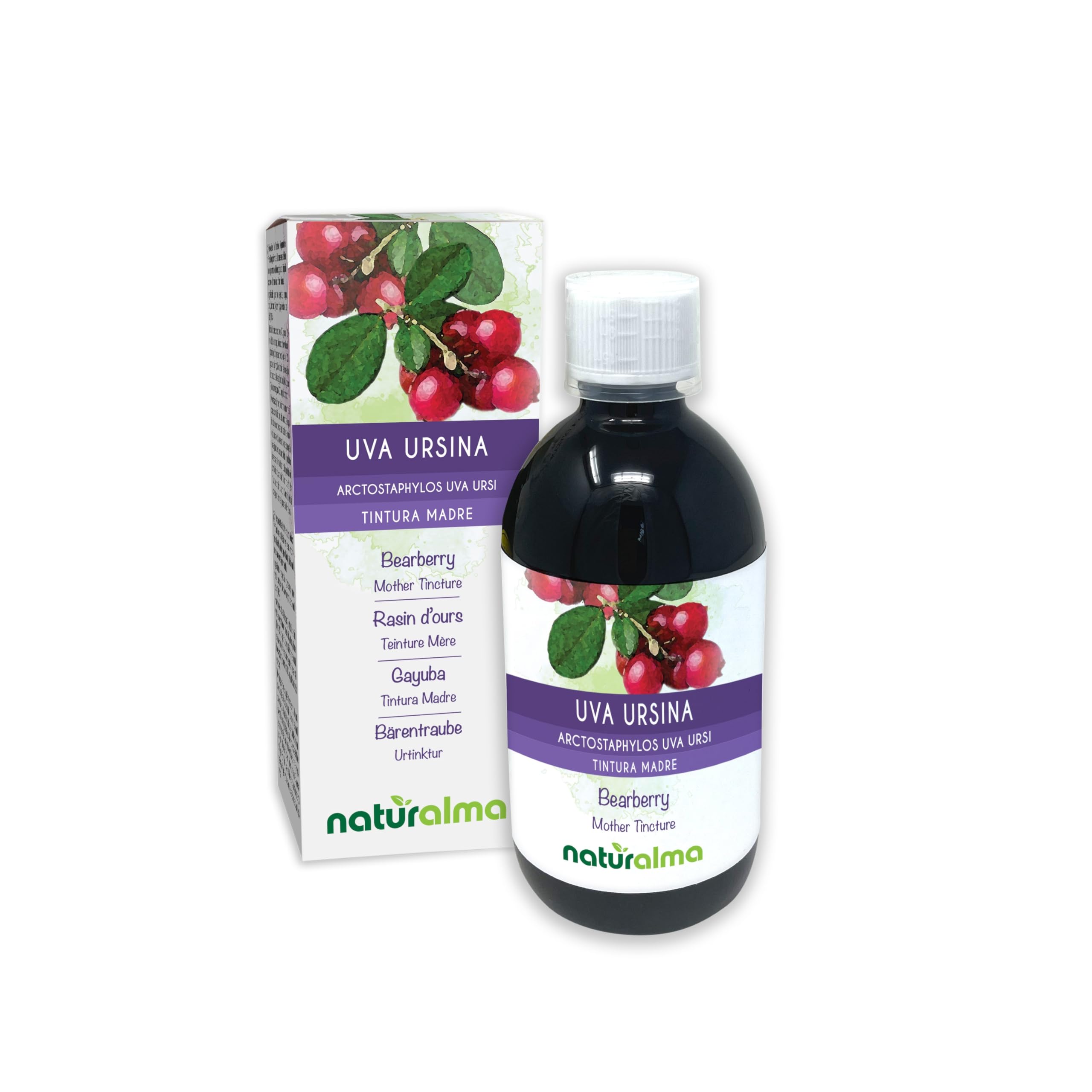 Naturalma Bearberry Leaves Alcohol-Free Liquid Extract Tincture - 500 ml