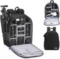 Cwatcun Waterproof Camera Backpack with Tripod Holder for DSLR SLR