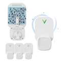 VEYOFLY Indoor Fly Trap | Non-Toxic Plug-in Bug Light (4 Devices + 12 Refills)