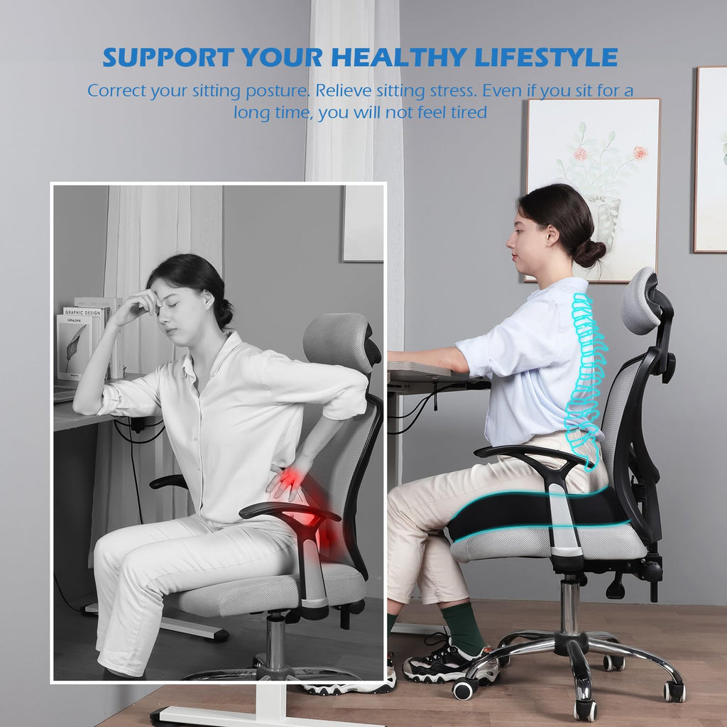 Donut Seat Cushion for Coccyx, Office Chair Cushions for Sciatica & Back,Hip Pain Relief,Memory Foam Orthopedic Cushion for Tailbone