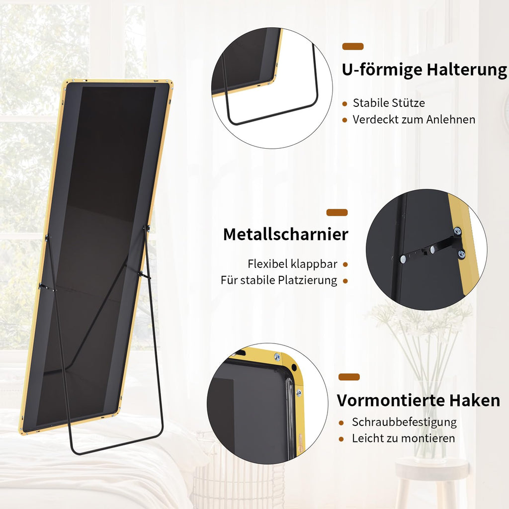 Koonmi Full Length Standing Mirror | 40x150cm Shatterproof Floor Mirror