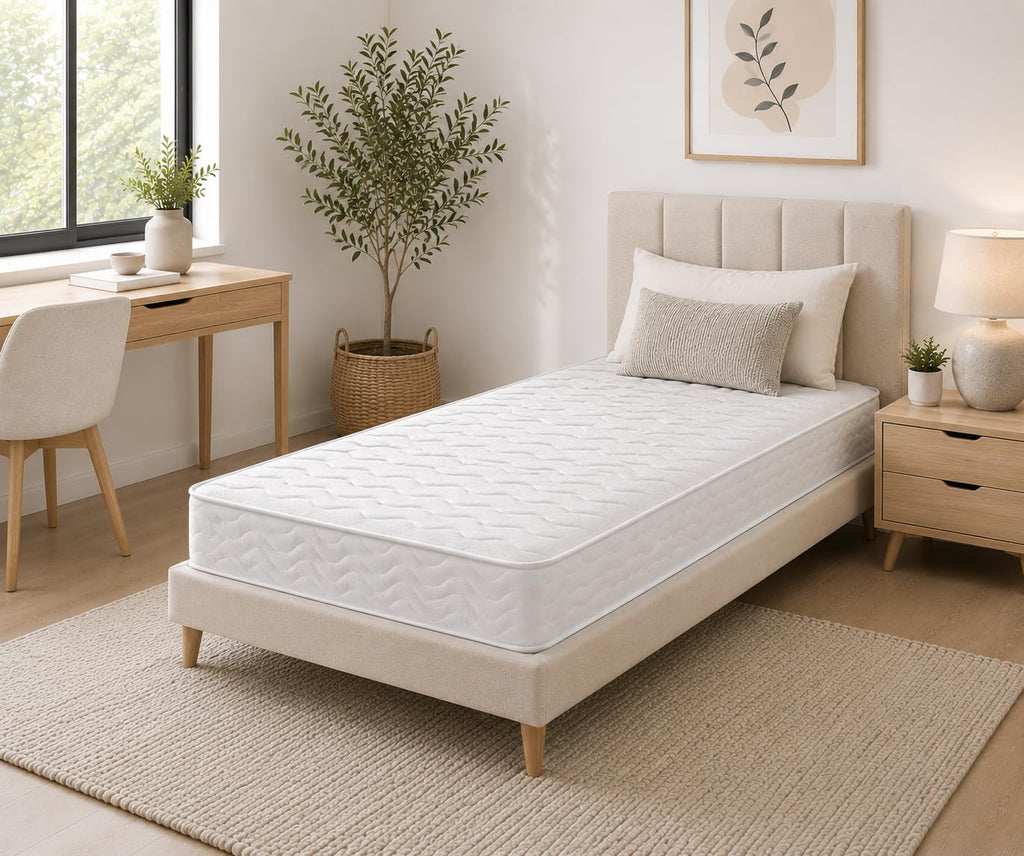 Starlight Beds Wave Budget Sprung Small Single Mattress with Foam Layer