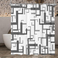 Lerores Anti-Mould Shower Curtain | 200x200cm Weighted Hem Polyester