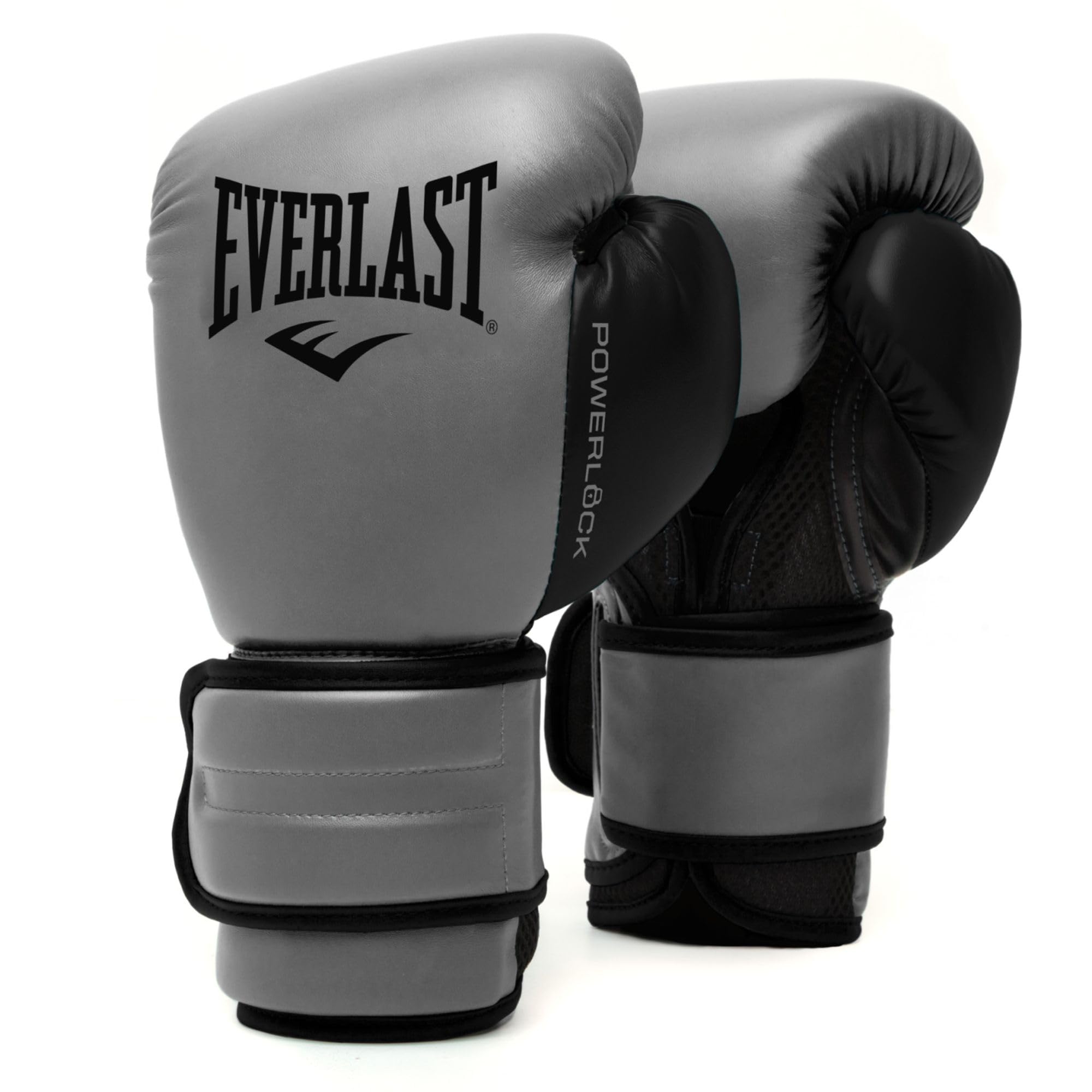 Everlast Powerlock 2R Training Boxing Gloves - Charcoal - 14oz