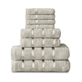 Gaveno Cavailia Boston 8-Piece Towel Bale Set | 100% Egyptian Cotton, Cream