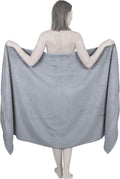 Extra Large Bath Sheet – 100x200cm 600GSM Terry Cotton (Silver)
