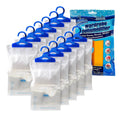 Ansio Wardrobe Dehumidifier Hanging Bags - 12 Pack Moisture Absorber