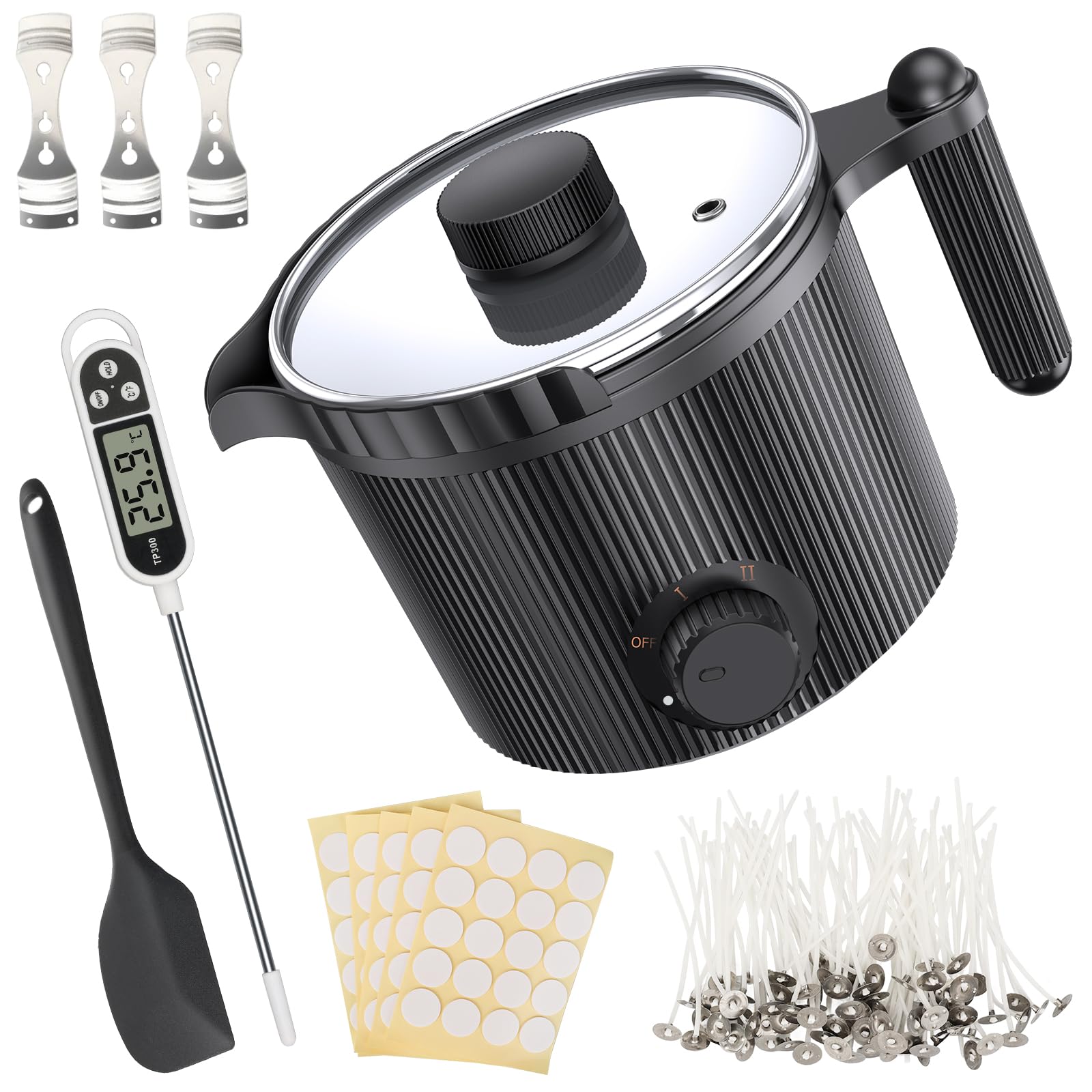 Venpow Candle Wax Melter with Pour Spout – Electric Candle Making Kit