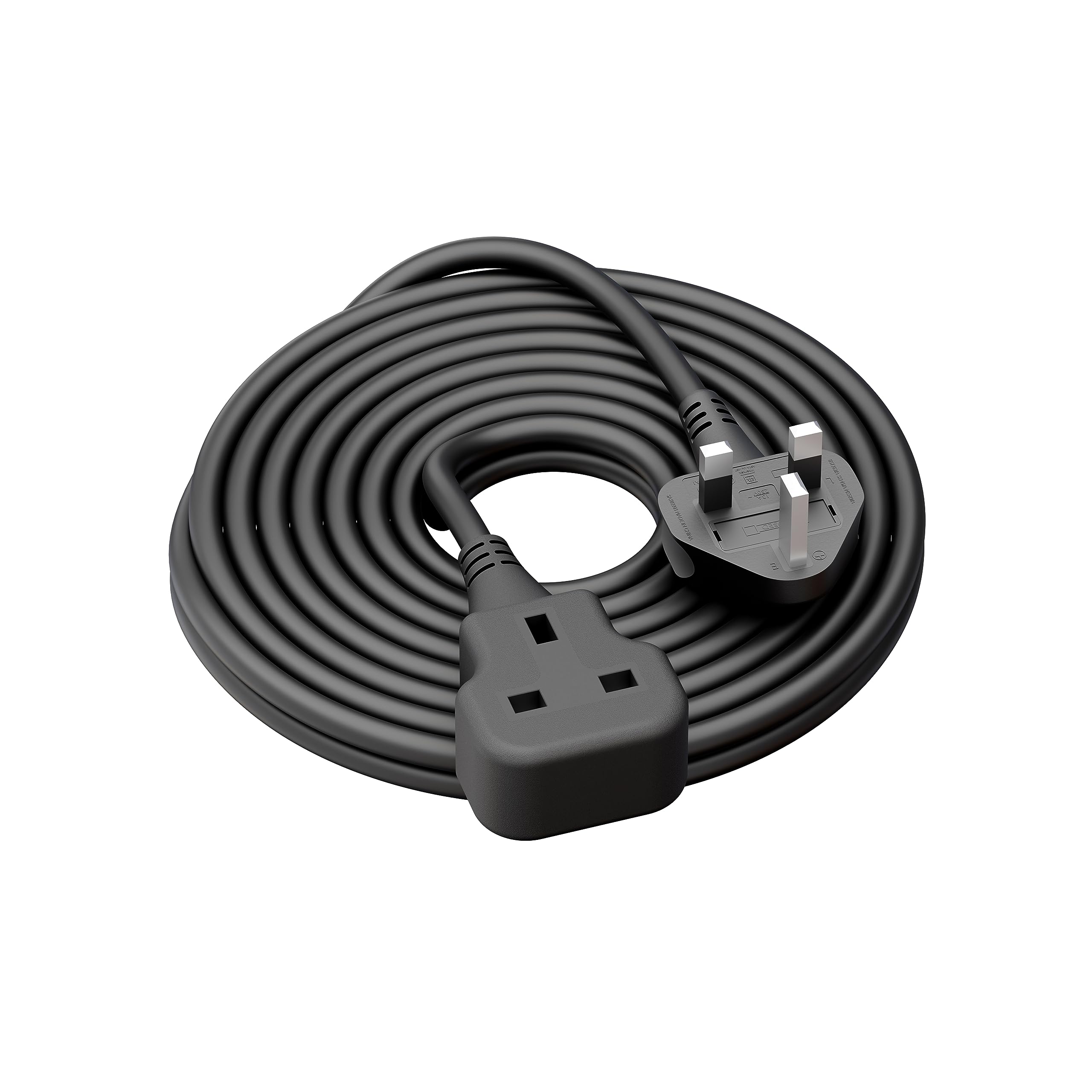 Heavy Duty Outdoor Extension Lead – 5m Black 13A Power Cord