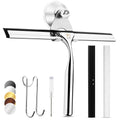 Wunset 25cm Shower Squeegee – 6-Piece Stainless Steel Window Cleaner