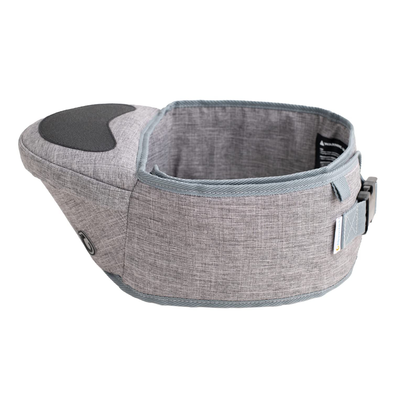 Hippychick Hipseat Baby Carrier | Ergonomic Back Support Stool - Denim Grey