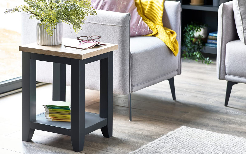 Julian Bowen Bordeaux Lamp Table, Dark Grey - image 4