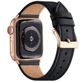 QAZNZ Leather Apple Watch Strap | Replacement Band for Series 1-11