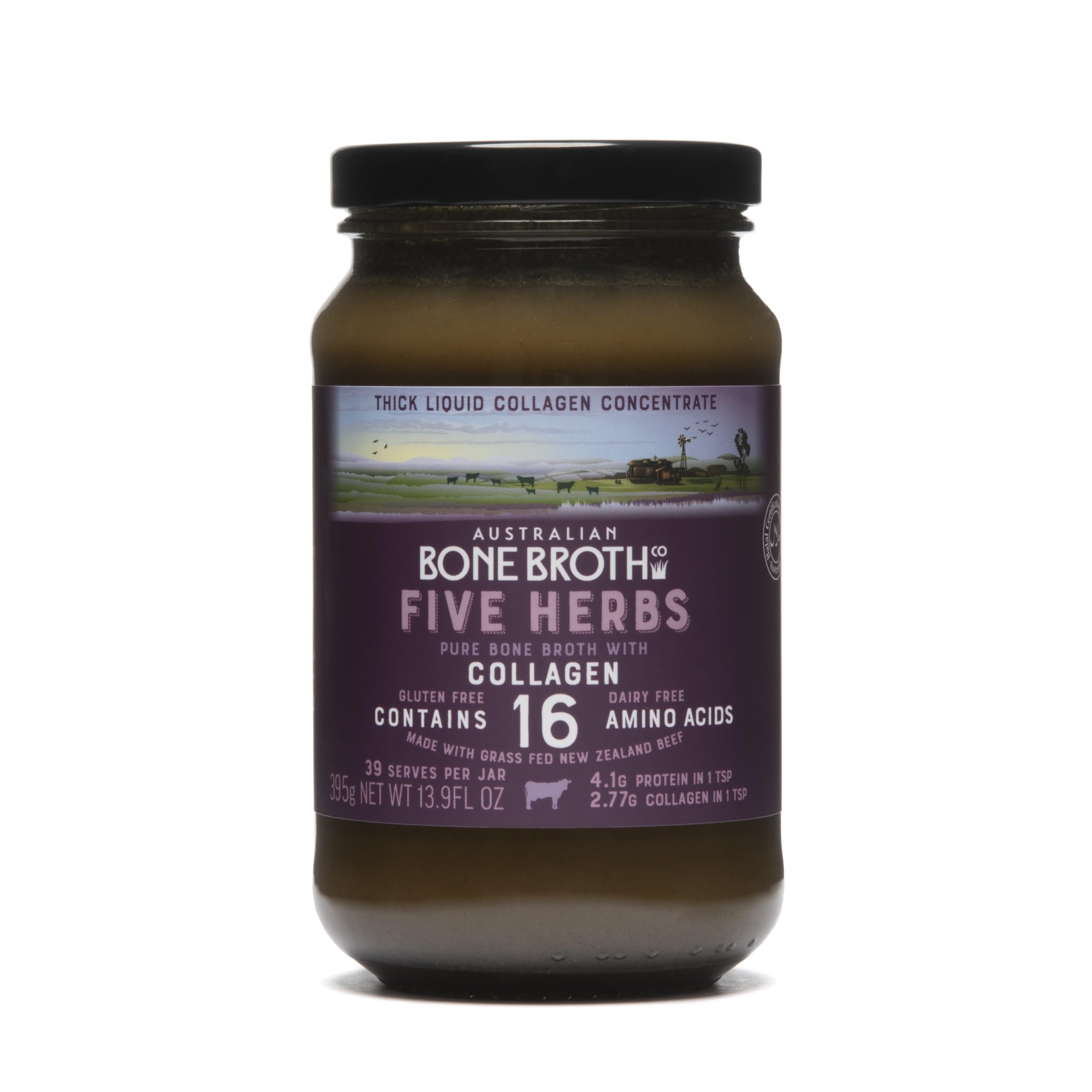 Grass-Fed Beef Bone Broth Concentrate – Five Italian Herbs